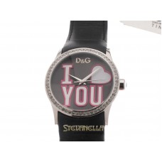 D&G orologio I Love You acciaio e swarovsky DW0146